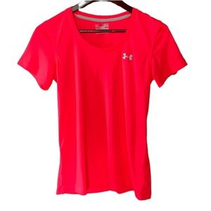 Under armour heat gear shirt running workout lifting athlete athleisure athletic